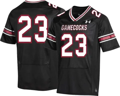 Under Armour Men's South Carolina Gamecocks #23 Black Replica Football Jersey