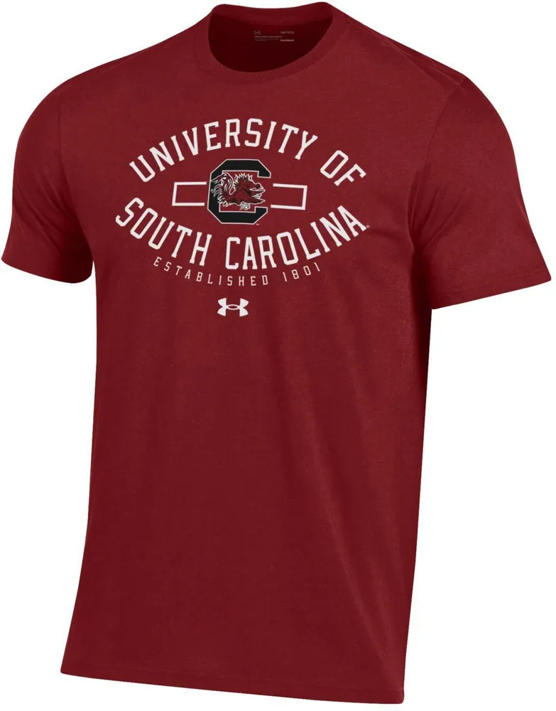 Under Armour Men's South Carolina Gamecocks Garnet Performance Cotton T-Shirt