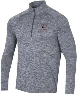 Under Armour Men's South Carolina Gamecocks Grey Tech Twist 1/4 Zip Pullover Shirt