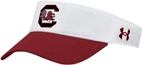 Under Armour Men's South Carolina Gamecocks White Airvent Visor