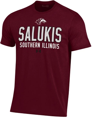 Under Armour Men's Southern Illinois  Salukis Maroon Performance Cotton T-Shirt