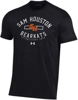 Under Armour Men's Sam Houston Bearkats Black Performance Cotton T-Shirt