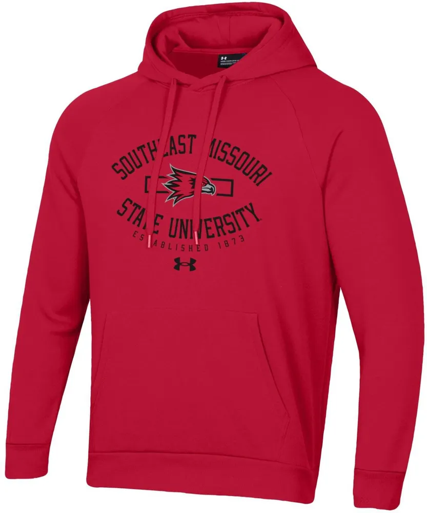 Under Armour Men's Southeast Missouri State Redhawks Red Fleece Pullover Hoodie