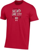 Under Armour Men's Utah Utes Red 801 Area Code T-Shirt