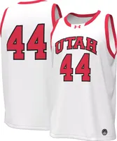 Under Armour Men's Utah Utes #44 White Replica Basketball Jersey