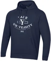 Under Armour Men's Yale Bulldogs Blue Fleece Pullover Hoodie