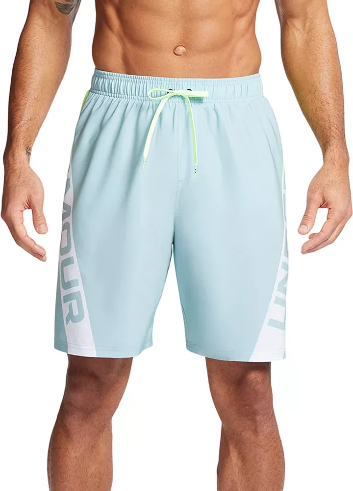 Under Armour Men's Point Breeze Logo Volley 9" Swim Shorts