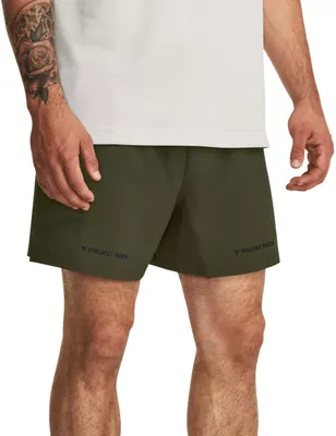 Under Armour Men's Project Rock 5" Woven Shorts