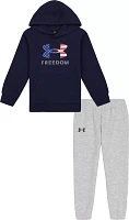 Under Armour Toddler Boys' Freedom Logo Hoodie Set