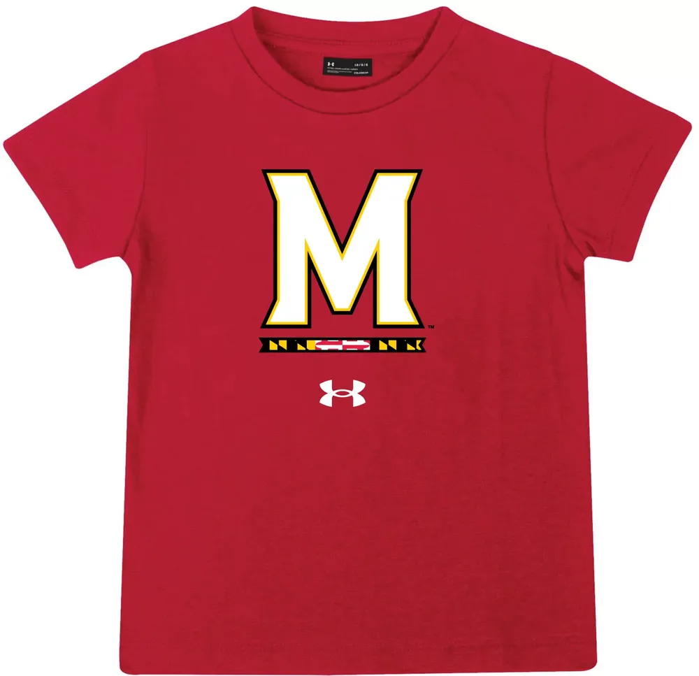 Under Armour Toddler Maryland Terrapins Red Mascot T-Shirt