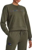 Under Armour Women's Project Rock Heavyweight Fleece Crew