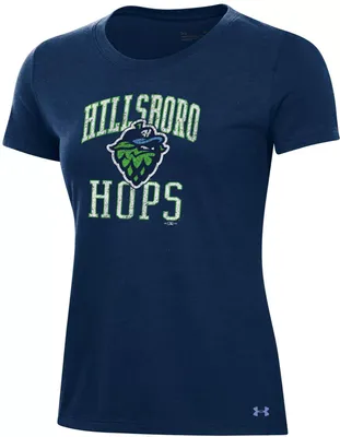 Under Armour Women's Hillsboro Hops Navy Performance T-Shirt