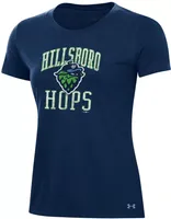 Under Armour Women's Hillsboro Hops Navy Performance T-Shirt