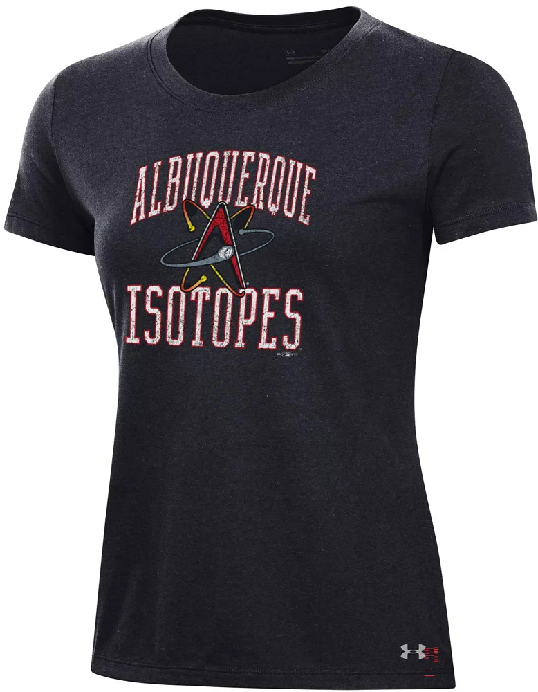 Under Armour Women's Albuquerque Isotopes Black Performance T-Shirt