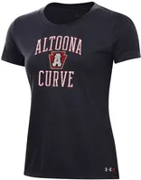 Under Armour Women's Altoona Curve Black Performance T-Shirt