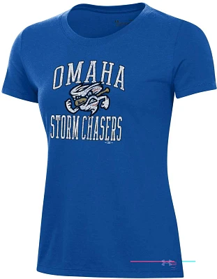 Under Armour Women's Omaha Storm Chasers Royal Performance T-Shirt