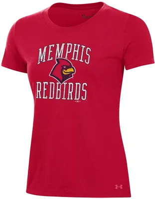 Under Armour Women's Memphis Redbirds Red Performance T-Shirt