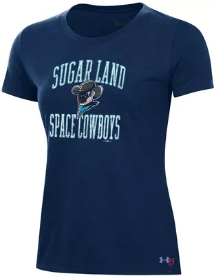 Under Armour Women's Sugar Land Space Cowboys Navy Performance T-Shirt