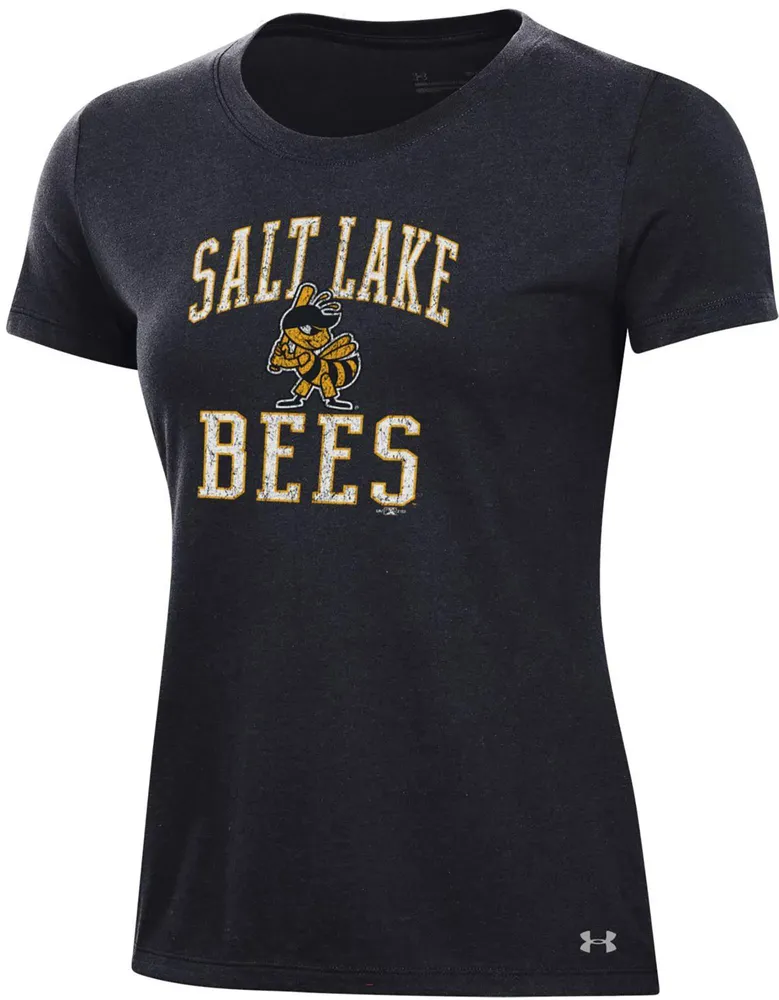 Under Armour Women's Salt Lake Bees Black Performance T-Shirt