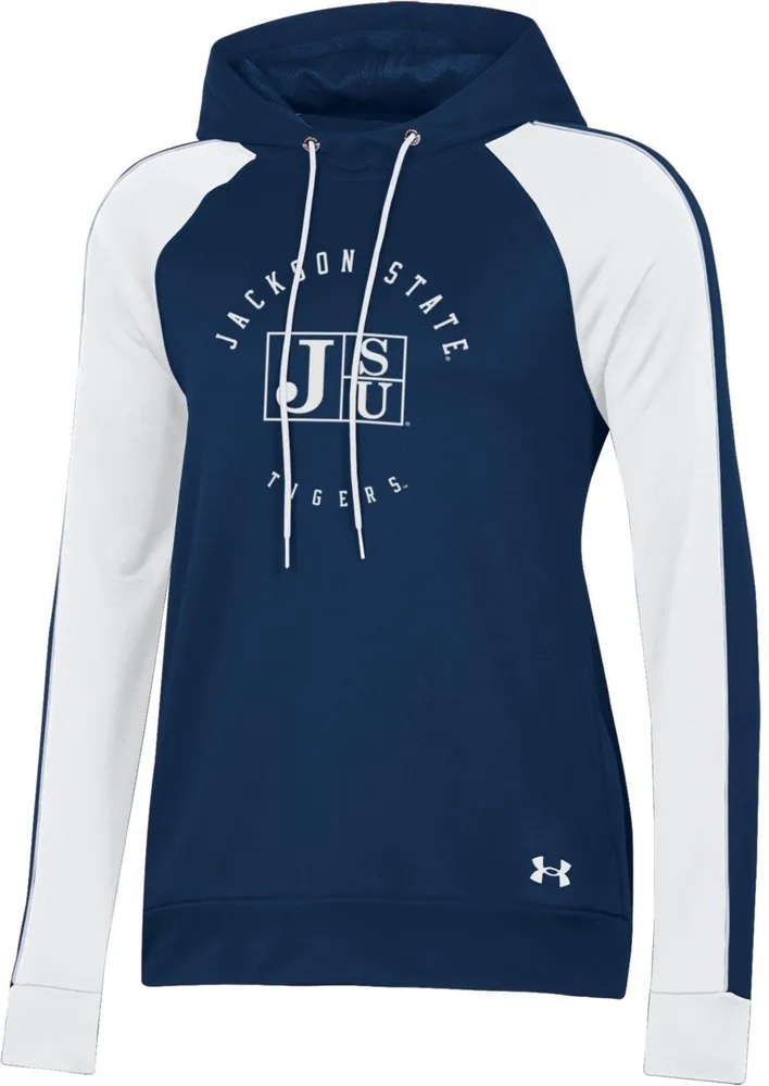 Under Armour Women's Jackson State Tigers Navy GamedayPullover Hoodie