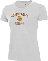 Under Armour Women's Minnesota-Duluth  Bulldogs Silver Heather Pennant T-Shirt