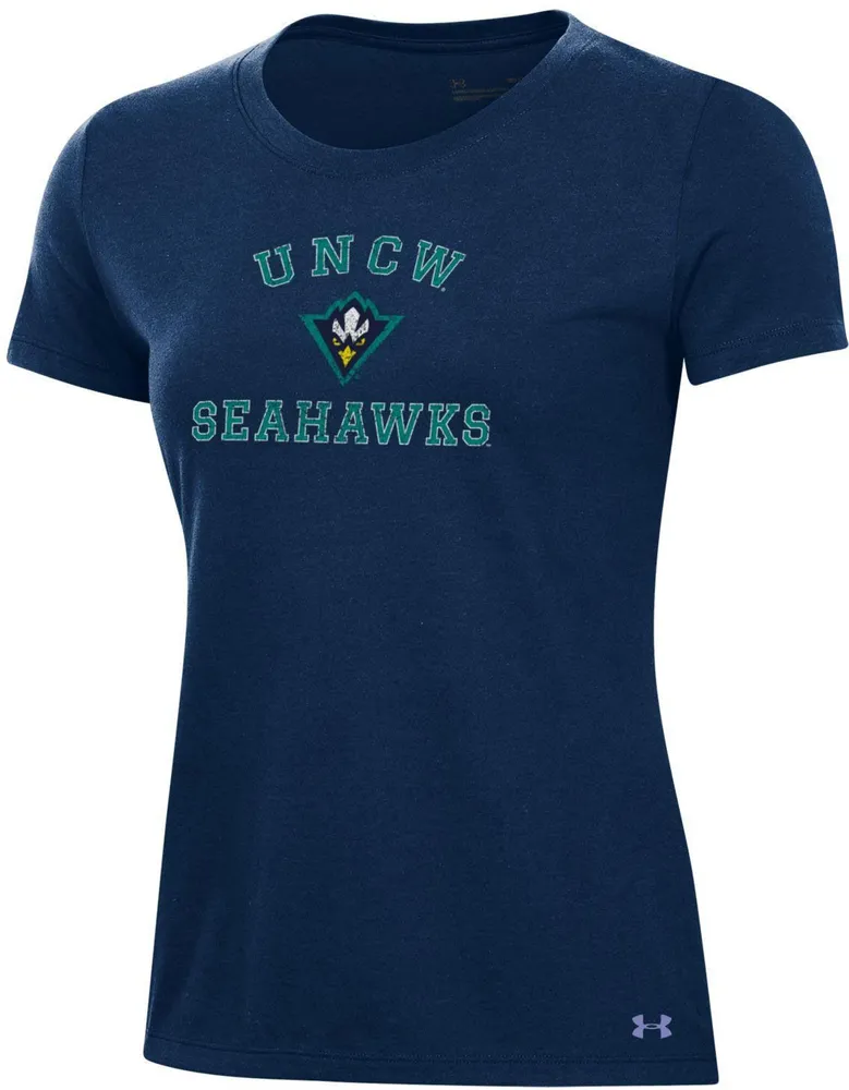 Under Armour Women's UNC-Wilmington  Seahawks Navy Pennant T-Shirt