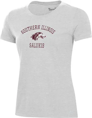 Under Armour Women's Southern Illinois  Salukis Silver Heather Pennant T-Shirt