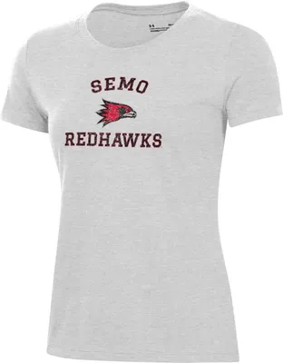 Under Armour Women's Southeast Missouri State Redhawks Silver Heather Pennant T-Shirt