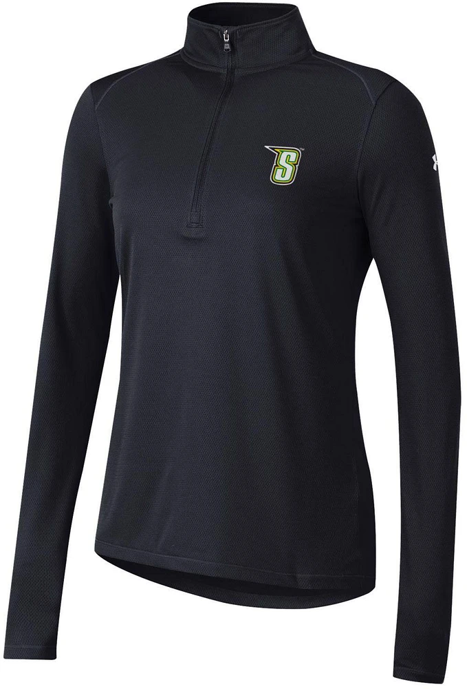 Under Armour Women's Siena Saints Black Tech 1/4 Zip Pullover