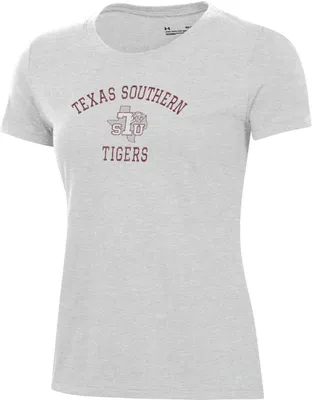 Under Armour Women's Texas Southern Tigers Silver Heather Pennant T-Shirt