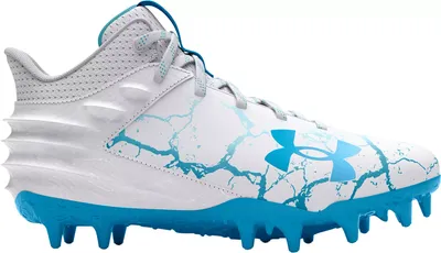 Under Armour Kids' Blur Smoke Suede Select AA MC Football Cleats