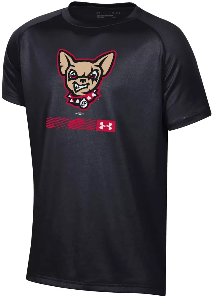 Under Armour Youth El Paso Chihuahuas Black Tech T-Shirt