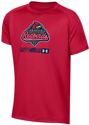 Under Armour Youth Memphis Redbirds Red Tech T-Shirt