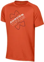 Under Armour Youth Auburn Tigers Logo Lockup Tech Performance T-Shirt