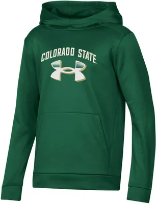 Under Armour Youth Colorado State Rams Forest Green Fleece Pullover Hoodie