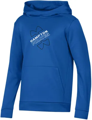 Under Armour Youth Hampton Pirates Blue Fleece Pullover Hoodie