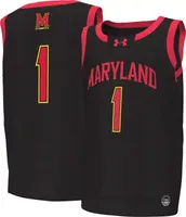 Under Armour Youth Maryland Terrapins #1 Black Replica Basketball Jersey