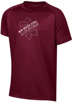 Under Armour Youth New Mexico State Aggies Crimson Logo Lockup Tech Performance T-Shirt