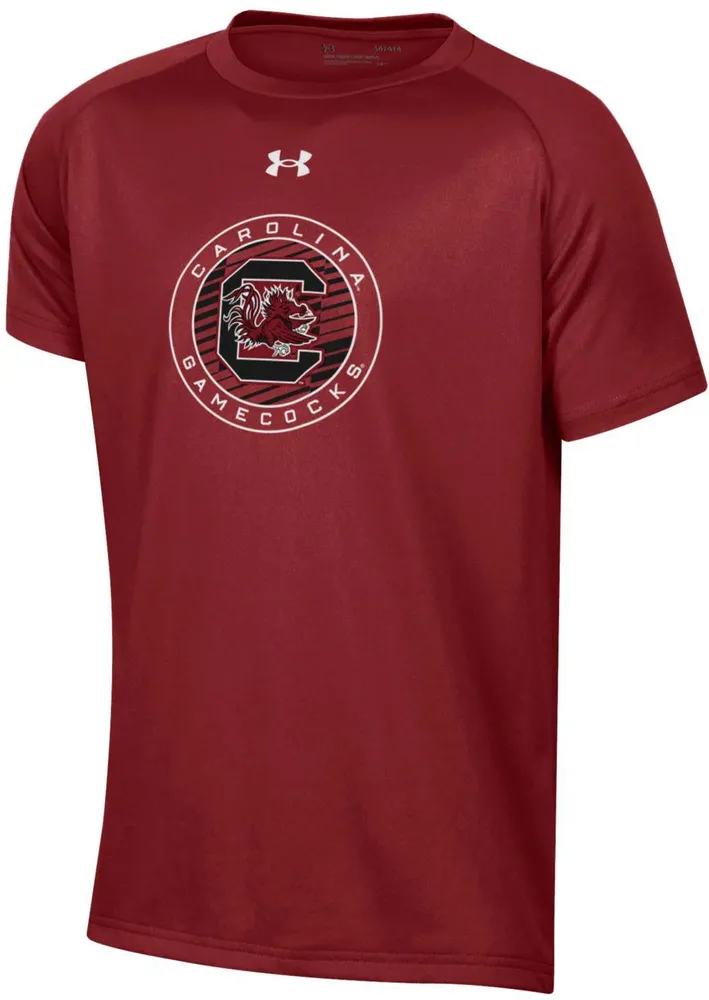 Under Armour Youth South Carolina Gamecocks Garnet Tech Performance T-Shirt