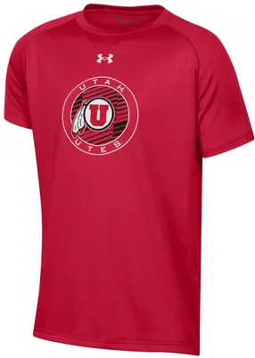 Under Armour Youth Utah Utes Crimson Tech Performance T-Shirt