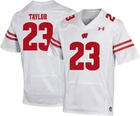 Under Armour Youth Wisconsin Badgers Jonathan Taylor #23 Red Replica Football Jersey