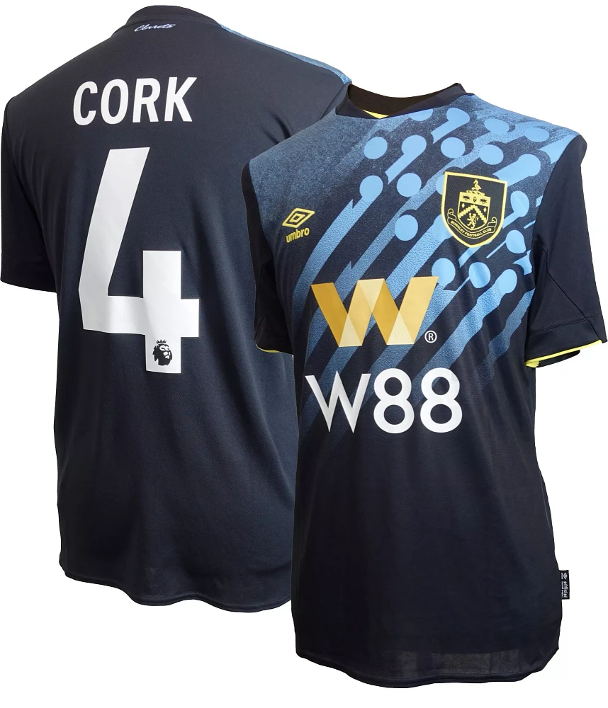 Umbro Burnley FC Jack Cork #4 Third Replica Jersey