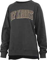 Pressbox Women's UCF Knights Black Michelin Twisted Crew Pullover Sweatshirt