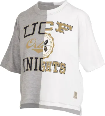 Pressbox Women's UCF Knights Grey & White Half and T-Shirt