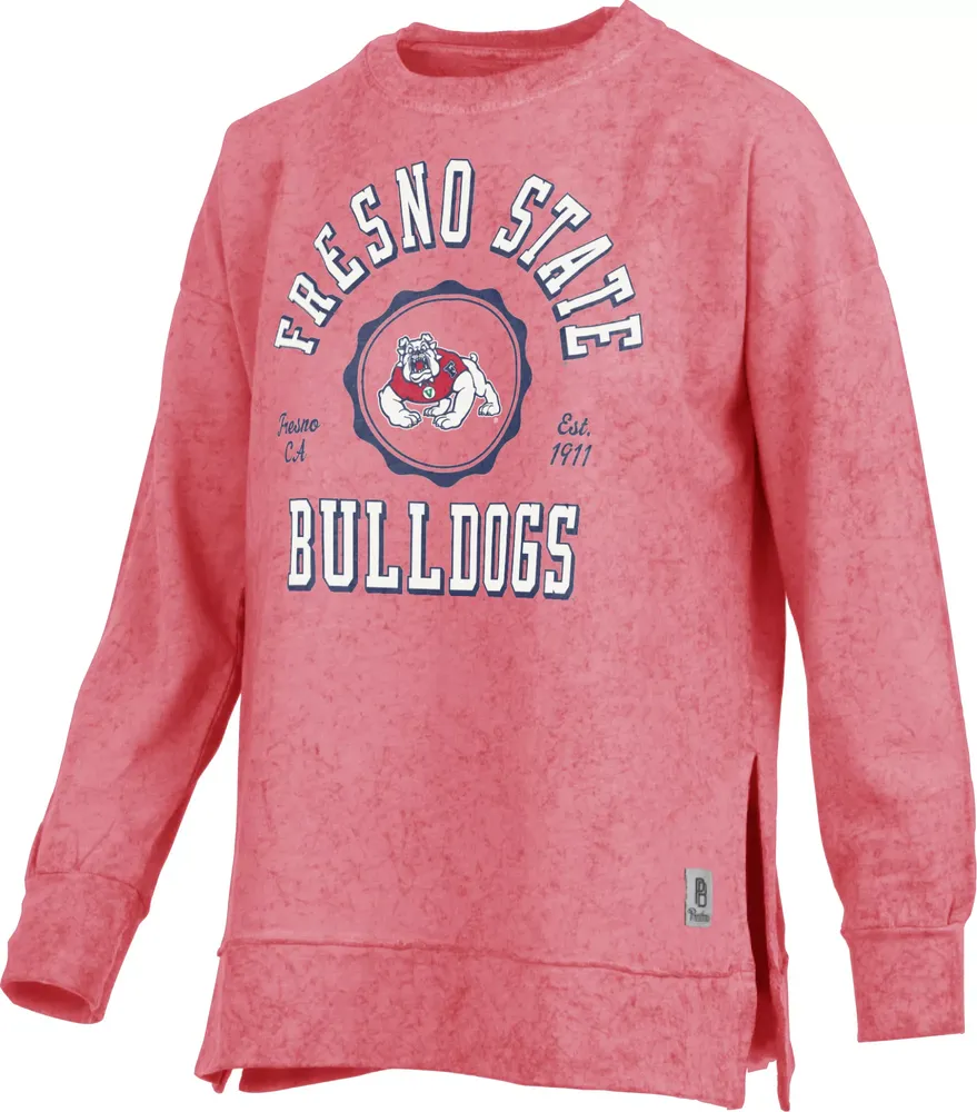 Pressbox Women's Fresno State Bulldogs Cardinal Bishop Long Sleeve T-Shirt