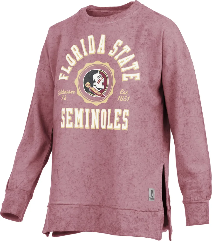 Pressbox Women's Florida State Seminoles Garnet Bishop Long Sleeve T-Shirt