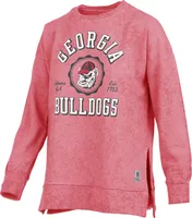 Pressbox Women's Georgia Bulldogs Red Bishop Long Sleeve T-Shirt