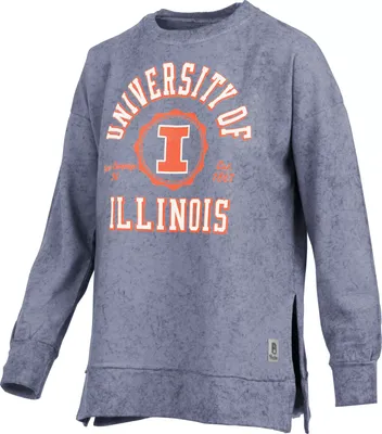 Pressbox Women's Illinois Fighting Illini Blue Bishop Long Sleeve T-Shirt