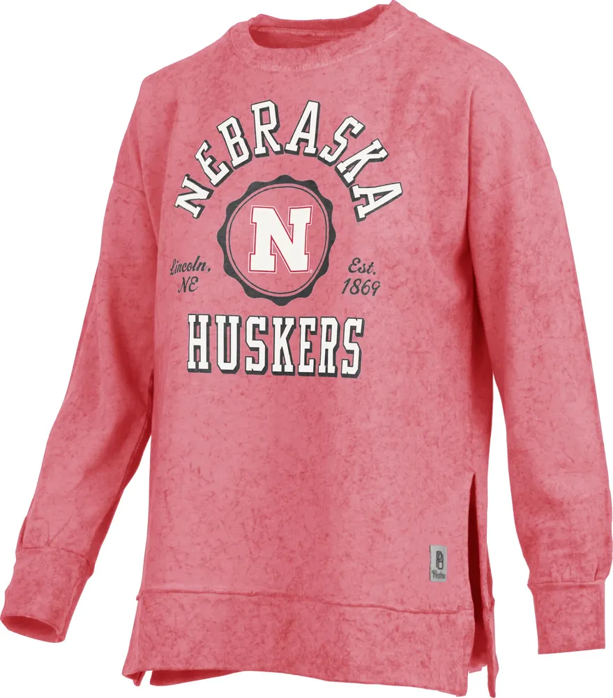 Pressbox Women's Nebraska Cornhuskers Scarlet Bishop Long Sleeve T-Shirt