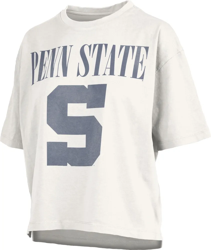 Pressbox Women's Penn State Nittany Lions White Motley T-Shirt